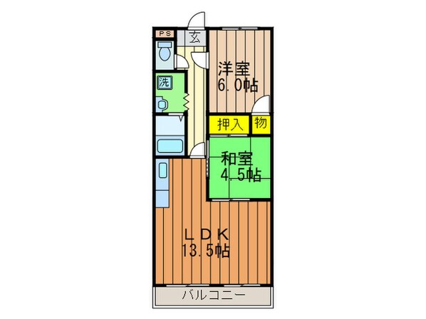 フォンテーヌＮの物件間取画像